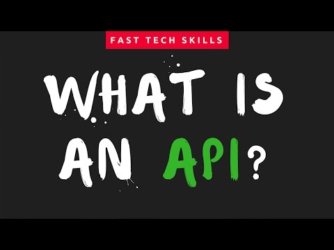 #1 What is an API? - Fast Tech Skills