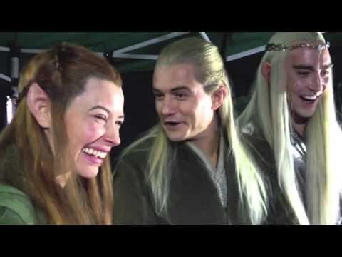 Orlando Bloom, Evangeline Lilly and Lee Pace React to 'Happy Hobbits' Livestream Trailer (HD)