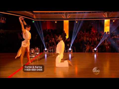 Corbin Bleu & Karina Smirnoff - Contemporary - Week 1