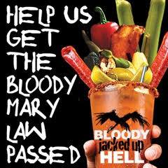 'We’re on our knees rattling our beads!

Every Sunday, guests have to patiently wait until our Bloody Mary Bar officially opens at 10 am, the legal time anyone in Minnesota is allowed to serve alcohol on Sundays. Because the archaic 121-year old law affects all restaurants throughout our state, we contacted Dan McElroy, Exec VP of the MN Restaurant Association, last December to seek his wise counsel.    Dan has met with a number of legislators and Senator Jim Metzen (our newest hero!) recently introduced HF 1090, a bill that would allow Sunday alcohol sales to begin at 8 am throughout MN. Next month, Hell’s Kitchen owner Cynthia Gerdes will testify at the Legislature, and because we feel it will have strong bi-partisan support, we’re hoping the bill sails through the House and Senate to allow 8 am Sunday liquor sales starting sometime in May. Rattle your beads and please call your representatives to voice support for HF 1090 so you can have a Bloody Mary (or ANY drink) earlier on Sundays no matter where in Minnesota you live or own a restaurant.'