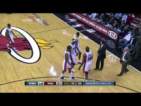 Hilton Armstrong hard foul on Joel Anthony dunk attempt (Nov. 29, 2010)