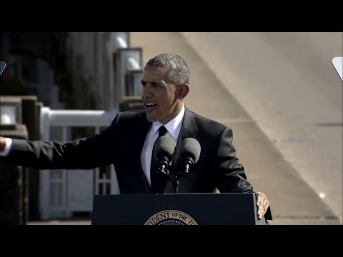 President Obama Selma Speech 2015 on 50th 'Bloody Sunday' at Edmond Pettus Bridge, Alabama |FULL