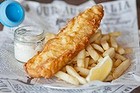 The Aussie Angler (classic fish and chips) at Tommy Ruff, Mordialloc.