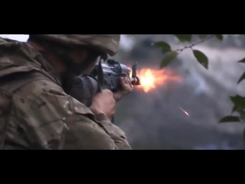 Ukraine War - Heavy Combat Action During Fighting Between Ukrainian Army And Novorossian Rebels