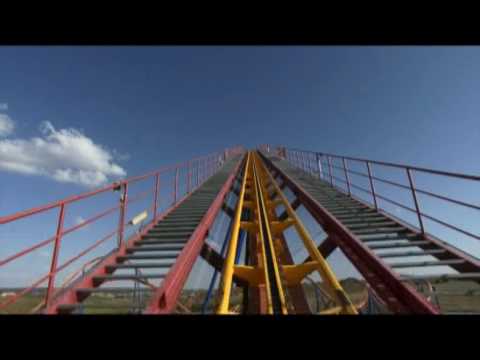 Superman Parque Warner. Video onride.