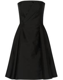 Strapless duchesse-satin dress, £1,025, Alberta Ferretti