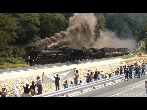 【祝】JR山口線全線復旧！！　SLやまぐち号重連運転　　2014.8.23