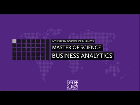 NYU Stern Master of Science in Business Analytics