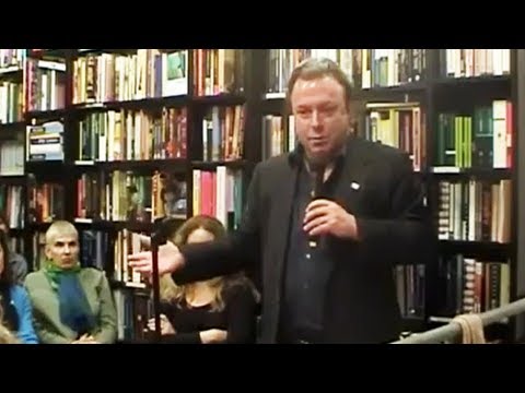 Christopher Hitchens - The Village Voice Bookshop [2009]