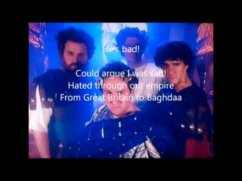 horrible histories who's bad lyrics