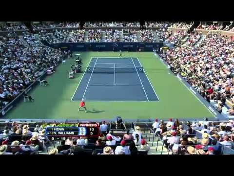 US Open 2007 SF Justine Henin vs V. Williams (English)