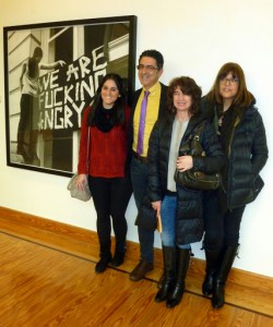 Algunos de los miembros de nuestro equipo en el Parlamento de La Rioja. De izquierda a derecha: Marta Fernández, Rafael Zurita, María Sierra y Susana Sueiro