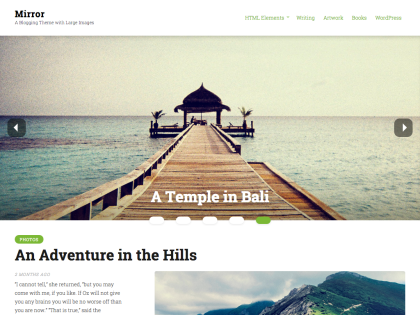 Mirror WordPress Theme