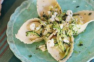 How to make stuffed pasta tortelloni.