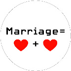 Marriage-=-Heart-+-Heart-Button