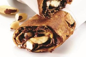 Chocolate cornflake TV wraps 