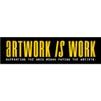 Artwork Is Work Bumper Sticker