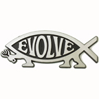 Evolve Darwin Fish Car Emblem