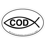 Cod Fish Sticker