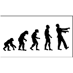 Zombie Evolution Sticker