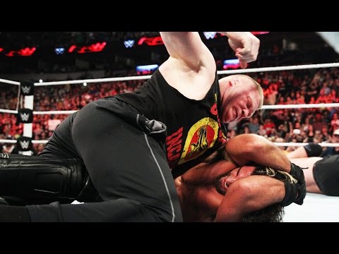 Unseen footage of Sting’s arrival and Brock’s beatdown on Raw