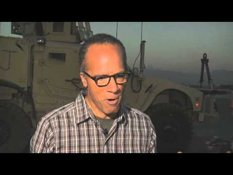 NBC Today Show host Lester Holt visits Afghanistan! (Filmed by the US Army not NBC!)