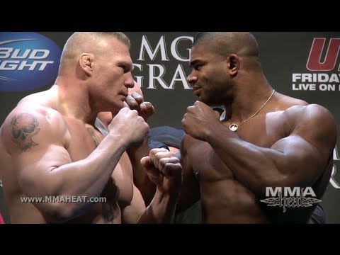 UFC 141: Lesnar / Overeem + Diaz / Cerrone Weigh-in + Face-off