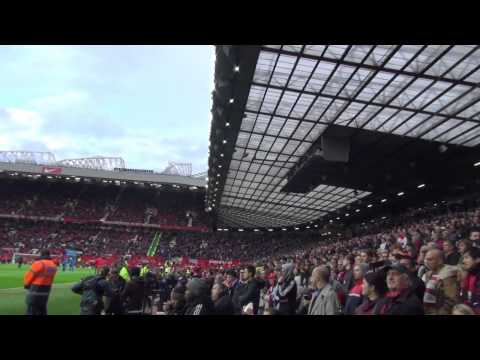 Walking to Old Trafford, into the Ground, Players Entrance Manchester United v Chelsea