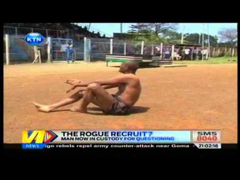 News : Recruit slaps police