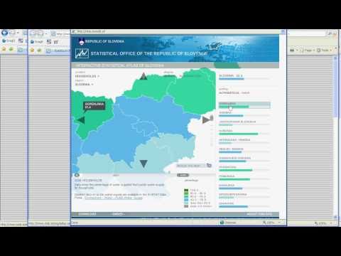 Slovenian Atlas: Mapping official statistics in Slovenia