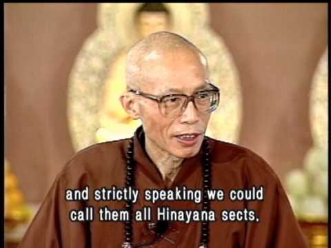 The difference between Mahayana and Hinayana Buddhism(GDD-0204, Master Sheng Yen)