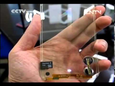 Taiwan unveils transparent mobile phone