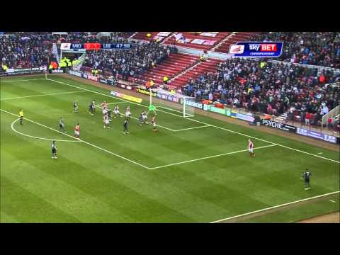 Middlesbrough 0-1 Leeds - Sky Bet Championship Season 2014-15