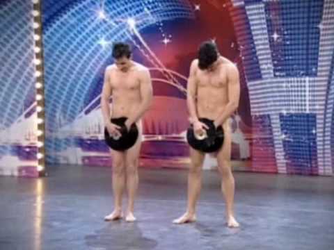 Naked Men Dancing on Ellada exeis Talento / Greece Got Talent Show!