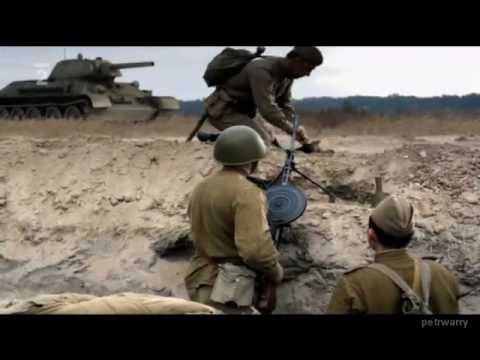 WW2 Battle of Kursk - Documentary film scenes - Eastern front battlefield - Great Patriotic War