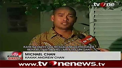 Andrew Chan's brother appeals for mercy (Video Thumbnail)