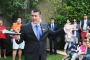 MELBOURNE, AUSTRALIA - FEBRUARY 28:  Auctioneer Mark Wridgway of RT Edgar Real Estate in action during the auction for the property at 138 Kooyong Road in Toorak on February 28, 2015 in Melbourne, Australia.  (Photo by Paul Jeffers/Fairfax Media)