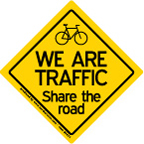 We Are Traffic Sticker