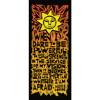 Dare To Be Powerful Audre Lorde Poster