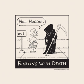 Flirt With Death Organic T-Shirt