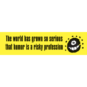 Humor Risky Profession Bumper Sticker