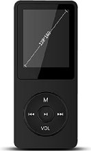 AGPTek 70 Hours Continuous Playback 1.8" MP3 Music Player (Micro SD Card supports to 64GB)(black)