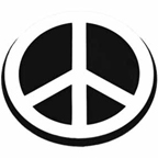 Peace Sign Car Emblem