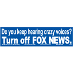 Turn Off Fox News Bumper Sticker