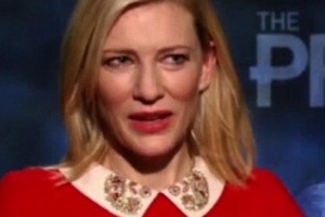 Cate Blanchett was less than impressed with the interview.