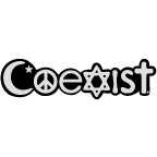 Religions Coexist Car Emblem