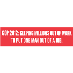 GOP 2012 Bumper Sticker