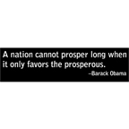 Nation Prosper Obama Bumper Sticker