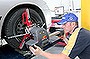 What does a wheel alignment do?