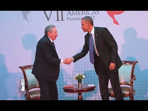 President Obama Meets with President Castro